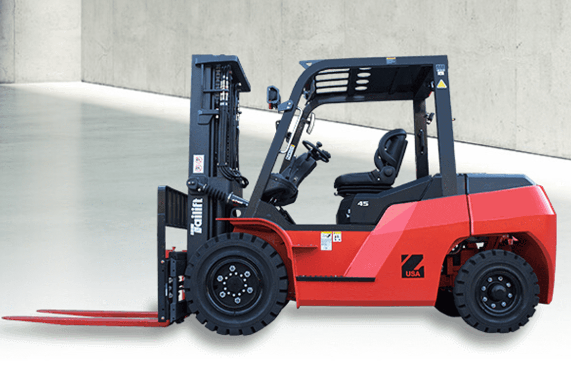 Taillift rentals Houston TX for construction and warehouse use