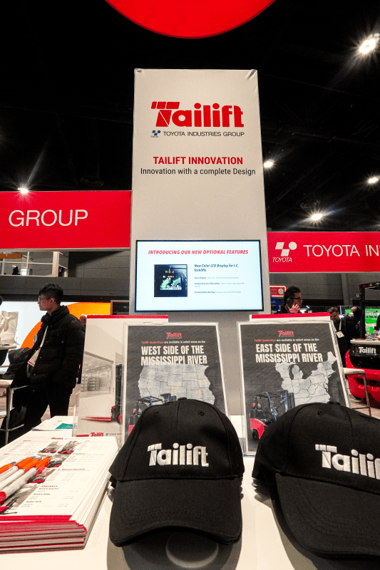 Forklift service Galveston TX with technicians repairing equipment