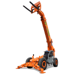 Xtreme XR2450-D Telehandler Forklift lifting materials at a construction site